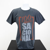 CAMISETA MANGA CURTA MASCULINA 100SACIONAL