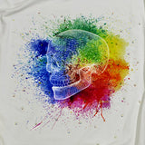 CAMISETA GOLA V WATERCOLOR OFF