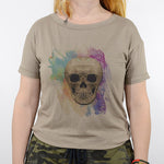 T-SHIRT POLYGONAL SKULL